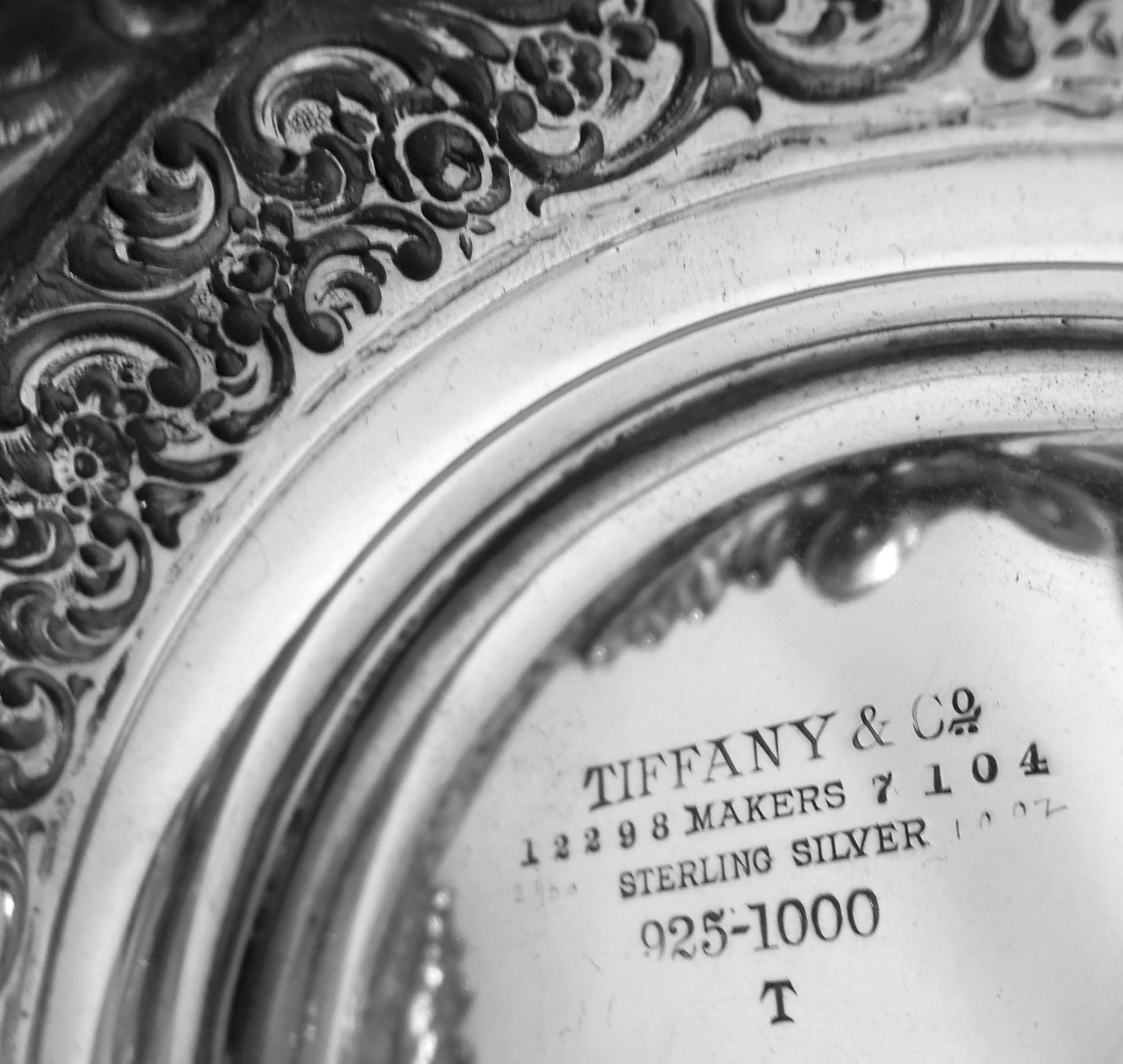 Antica ciotola in argento Tiffany Vittoriana Classica in vendita 2