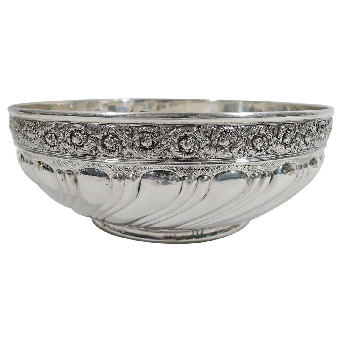 Antique Tiffany Victorian Classical Sterling Silver Bowl