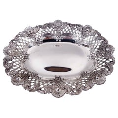 Antique Tiffany Victorian Classical Sterling Silver Bowl