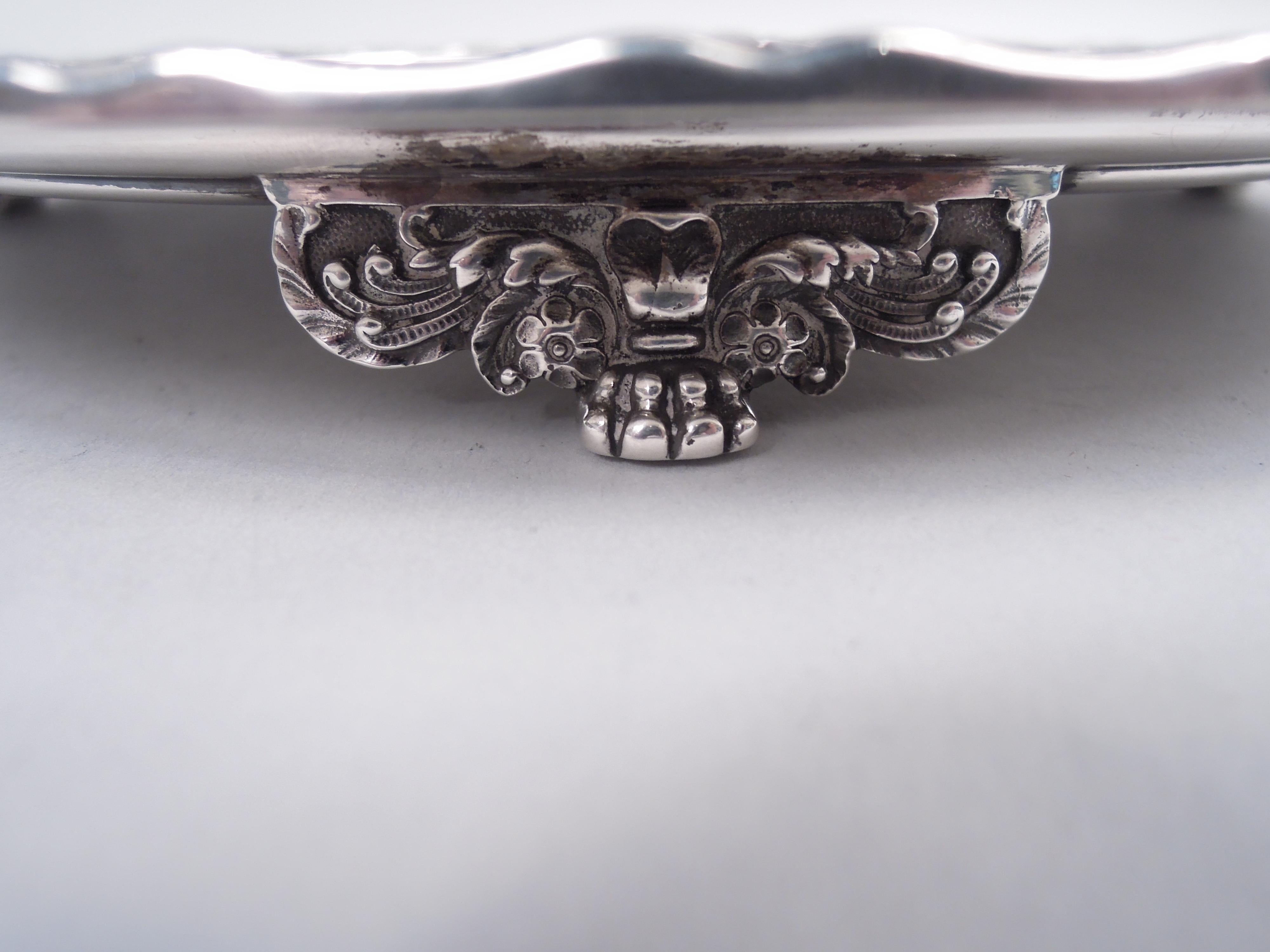 American Antique Tiffany Victorian Classical Sterling Silver Cake Plate