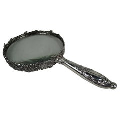 Antique Tiffany Victorian Classical Silver Magnifying Glass