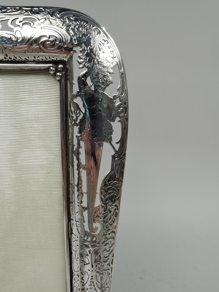 Cadre photo antique en argent sterling de style victorien Tiffany classique  En vente sur 1stDibs
