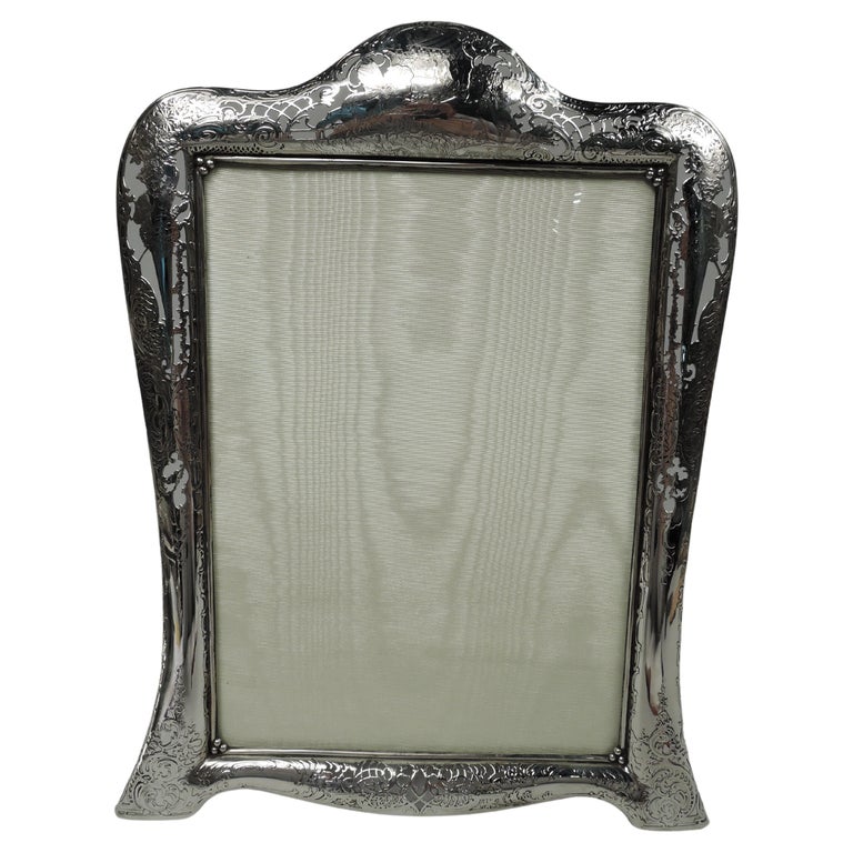 Fancy Sterling Silver Picture Frame by Tiffany and Company at 1stDibs