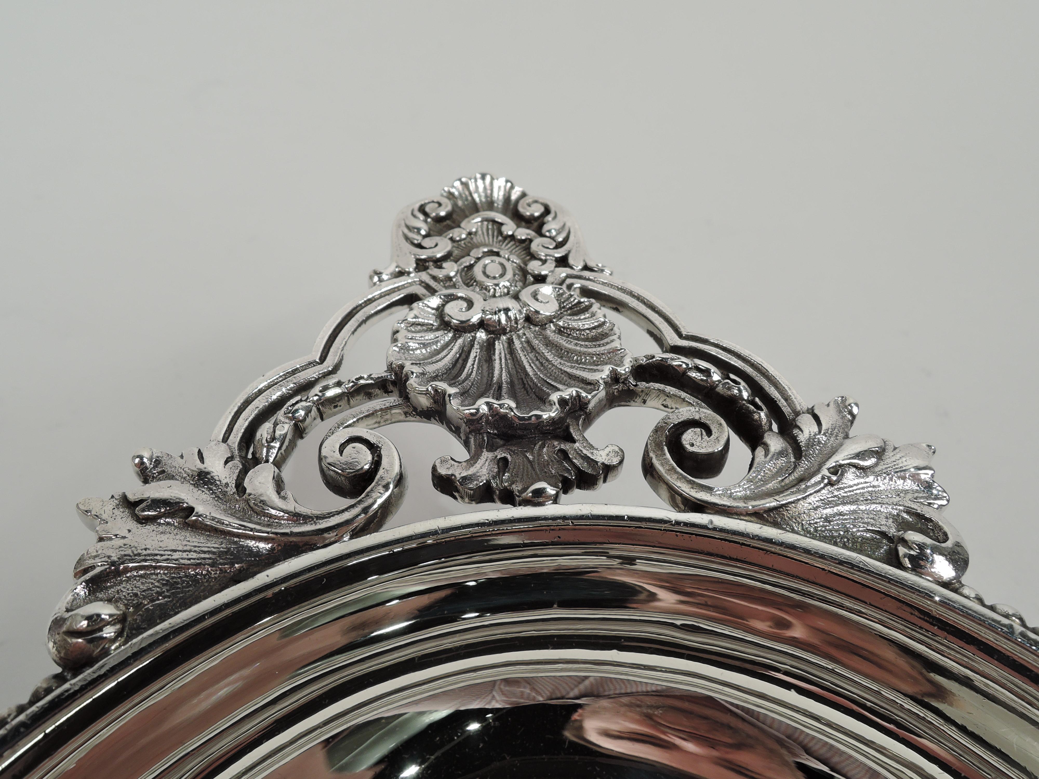 Neoclassical Revival Antique Tiffany Victorian Classical Sterling Silver Porringer For Sale