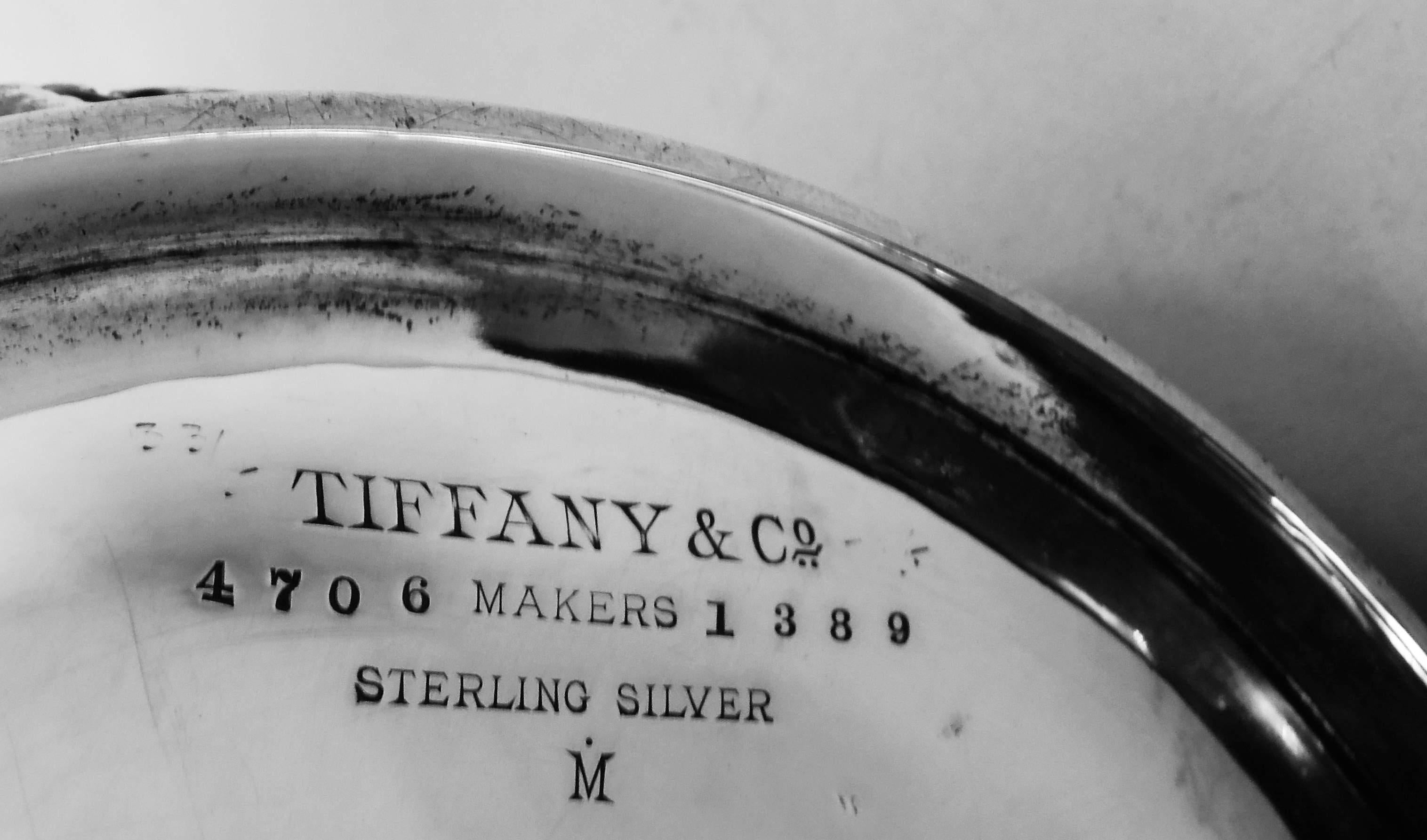 Antiker viktorianischer klassischer Sterlingsilber-Wasserkrug von Tiffany im Angebot 5