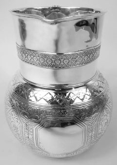 Antique Tiffany Victorian Classical Sterling Silver Water Pitcher