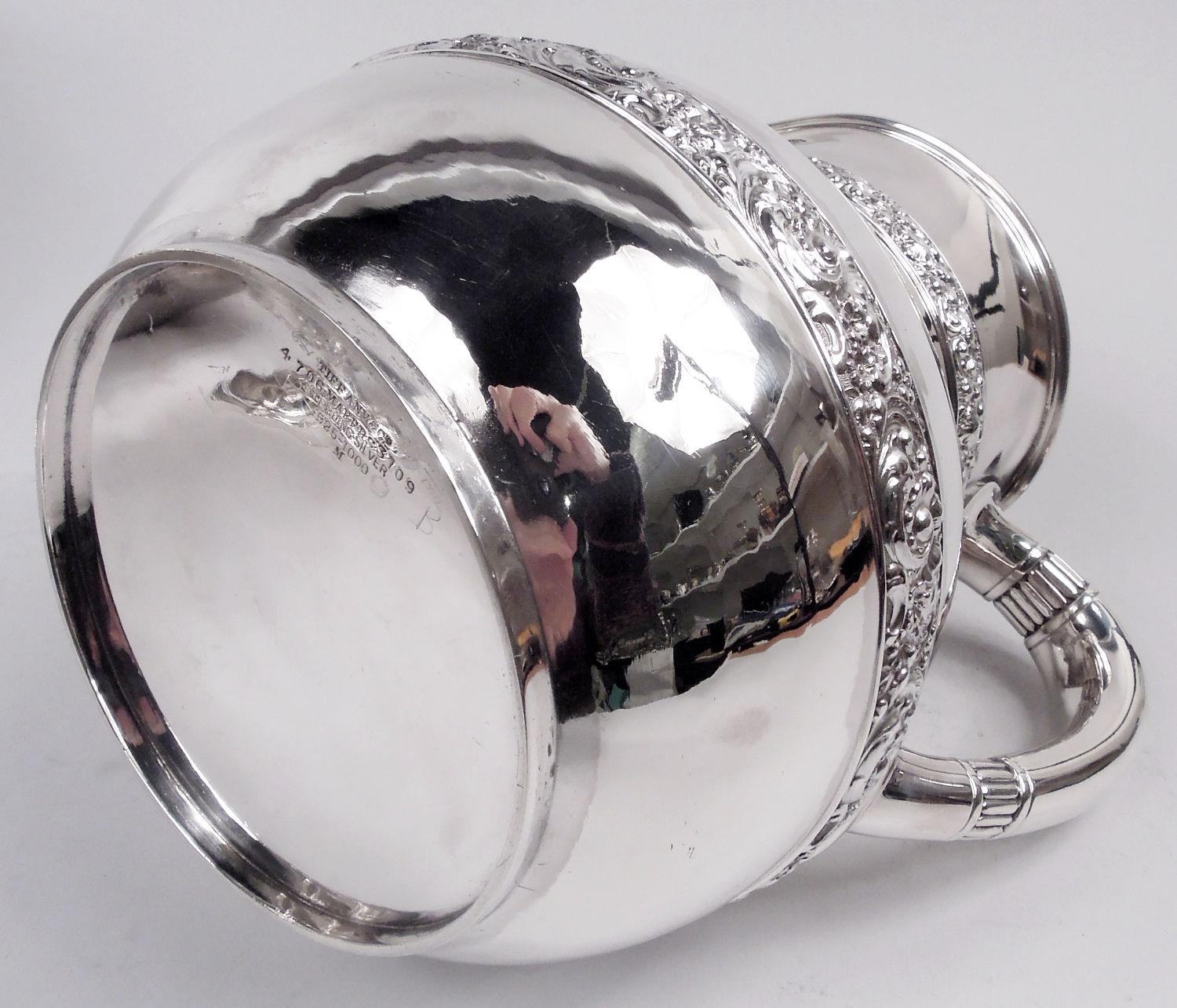 Antigua jarra de agua Tiffany Victoriana Clásica de plata de ley 2