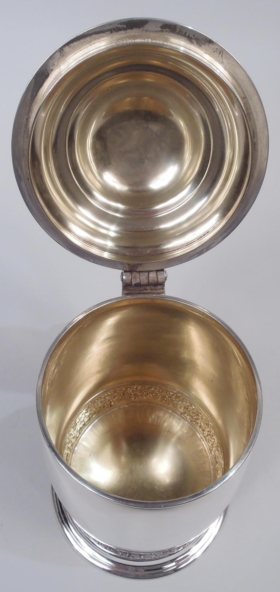 Antigua jarra de plata de ley Tiffany Victorian Georgian Estadounidense en venta