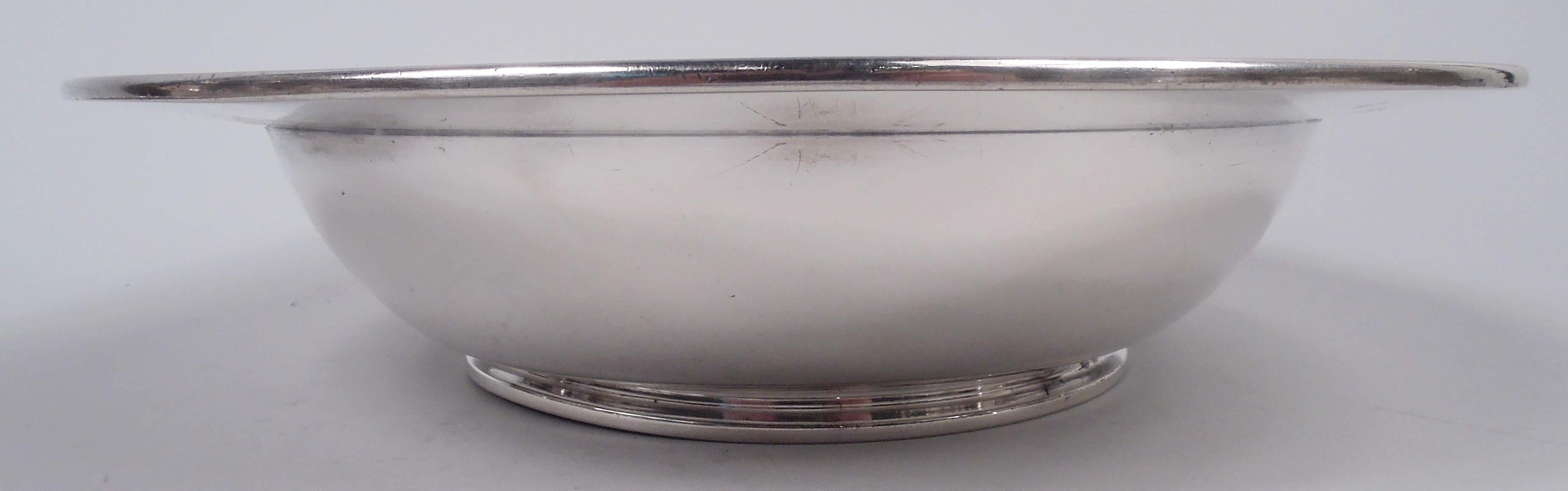 Regency Revival Antique Tiffany Winthrop Sterling Silver Bowl For Sale