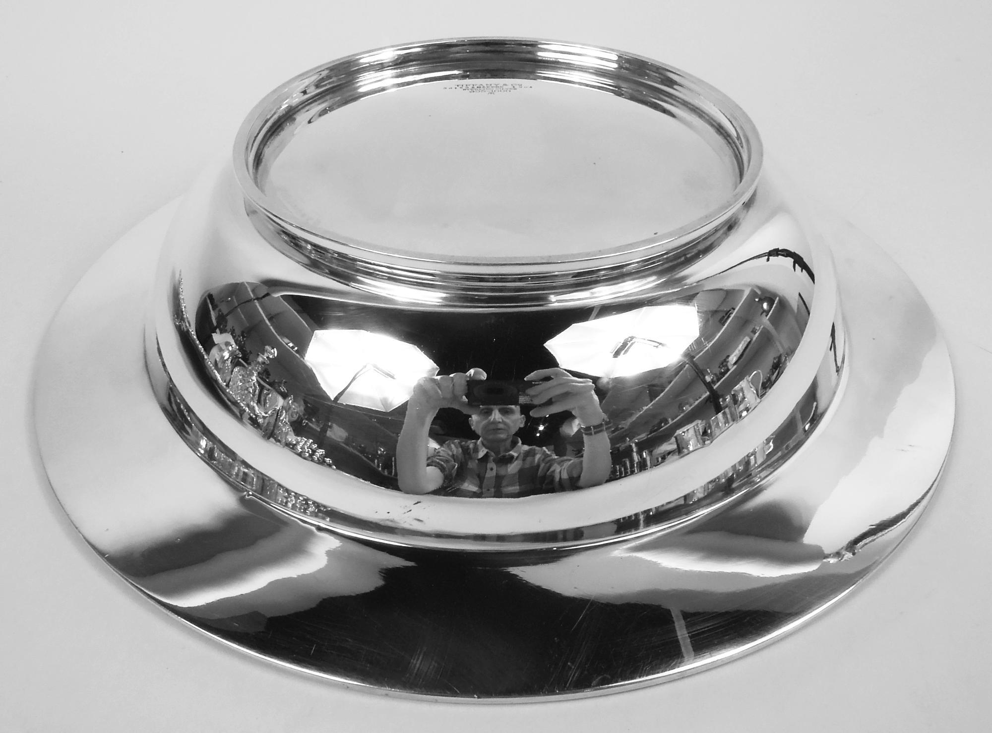 20th Century Antique Tiffany Winthrop Sterling Silver Bowl For Sale