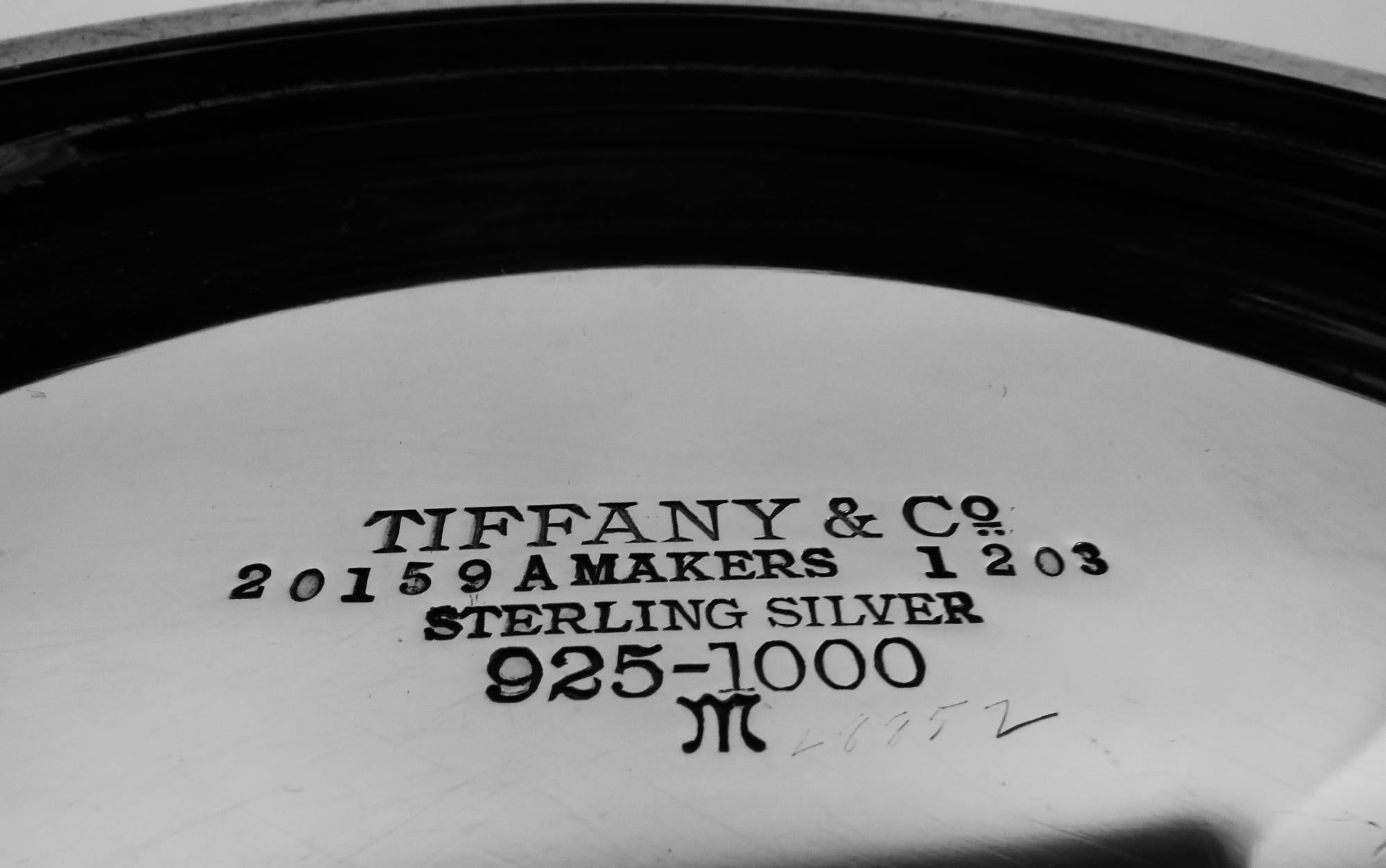 Antike Tiffany Winthrop-Schale aus Sterlingsilber im Angebot 1