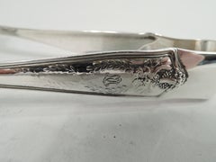 Antique Tiffany Winthrop Sterling Silver Ice Tongs