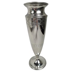 Antique Tiffany Winthrop Sterling Silver Vase