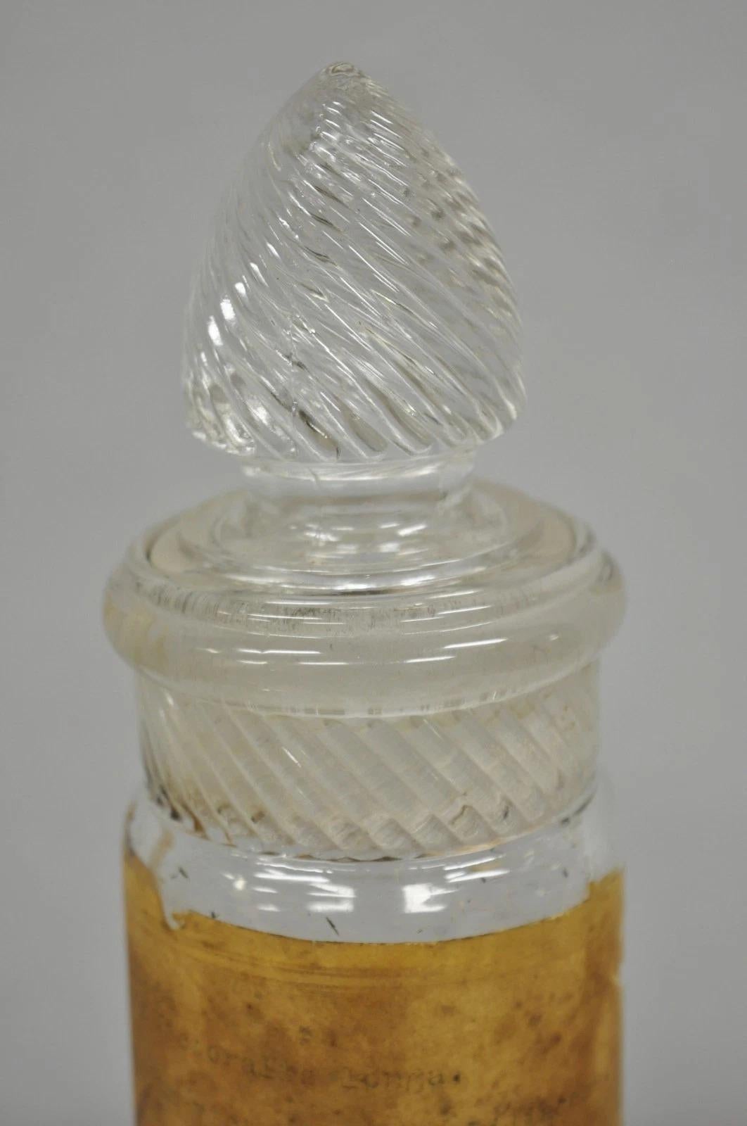 Art déco Pots à confiserie anciens en verre Dakota de Tiffin du Philadelphia Museum en vente