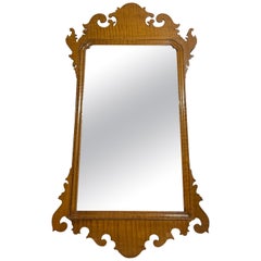 Antique Tiger Maple Mirror