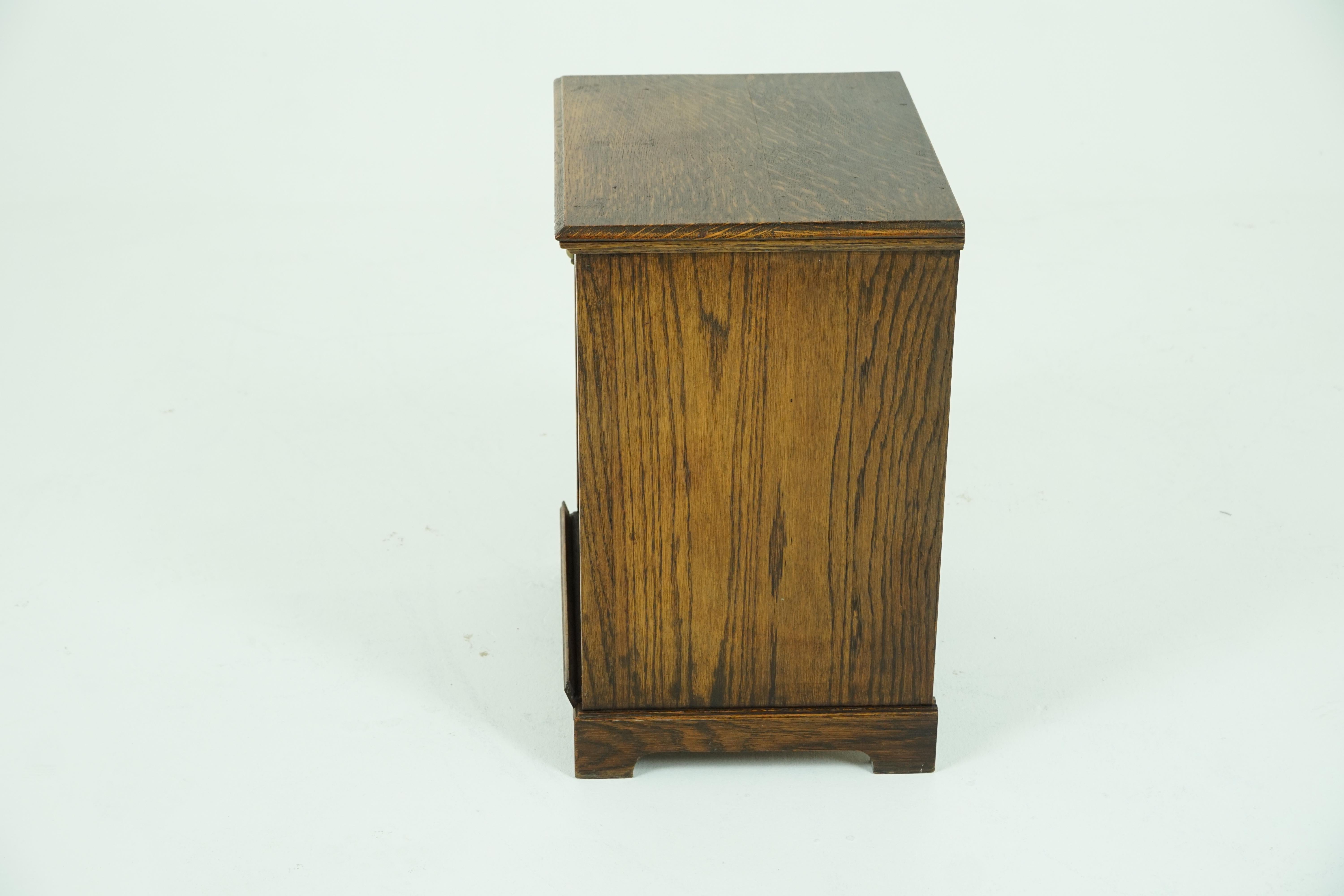 antique wooden coal box
