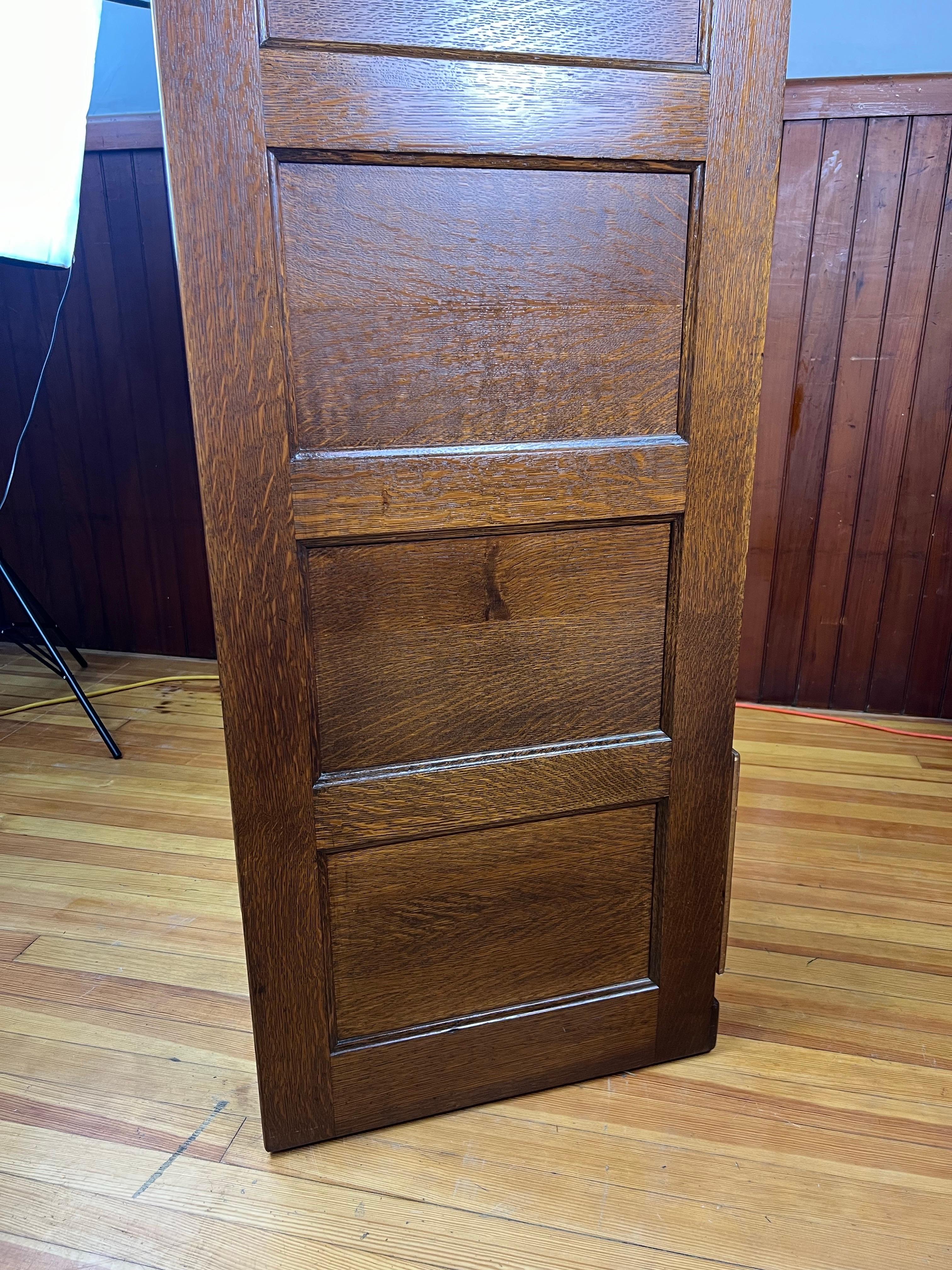 Antique Tiger Oak Flat File Cabinet 2
