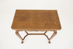 Antique Tiger Oak Fold Over Games Table, America 1920, B2510
