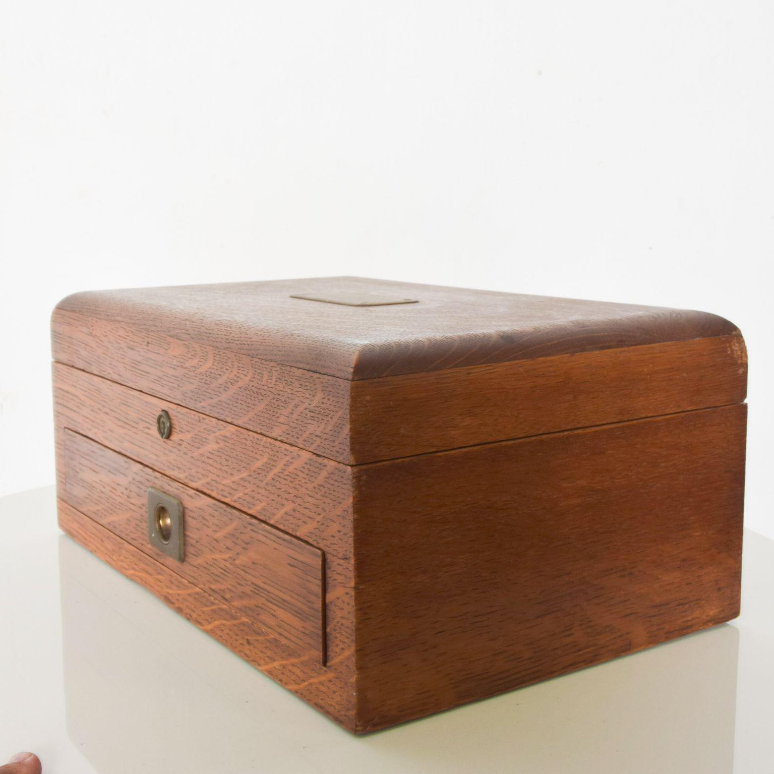 antique oak box