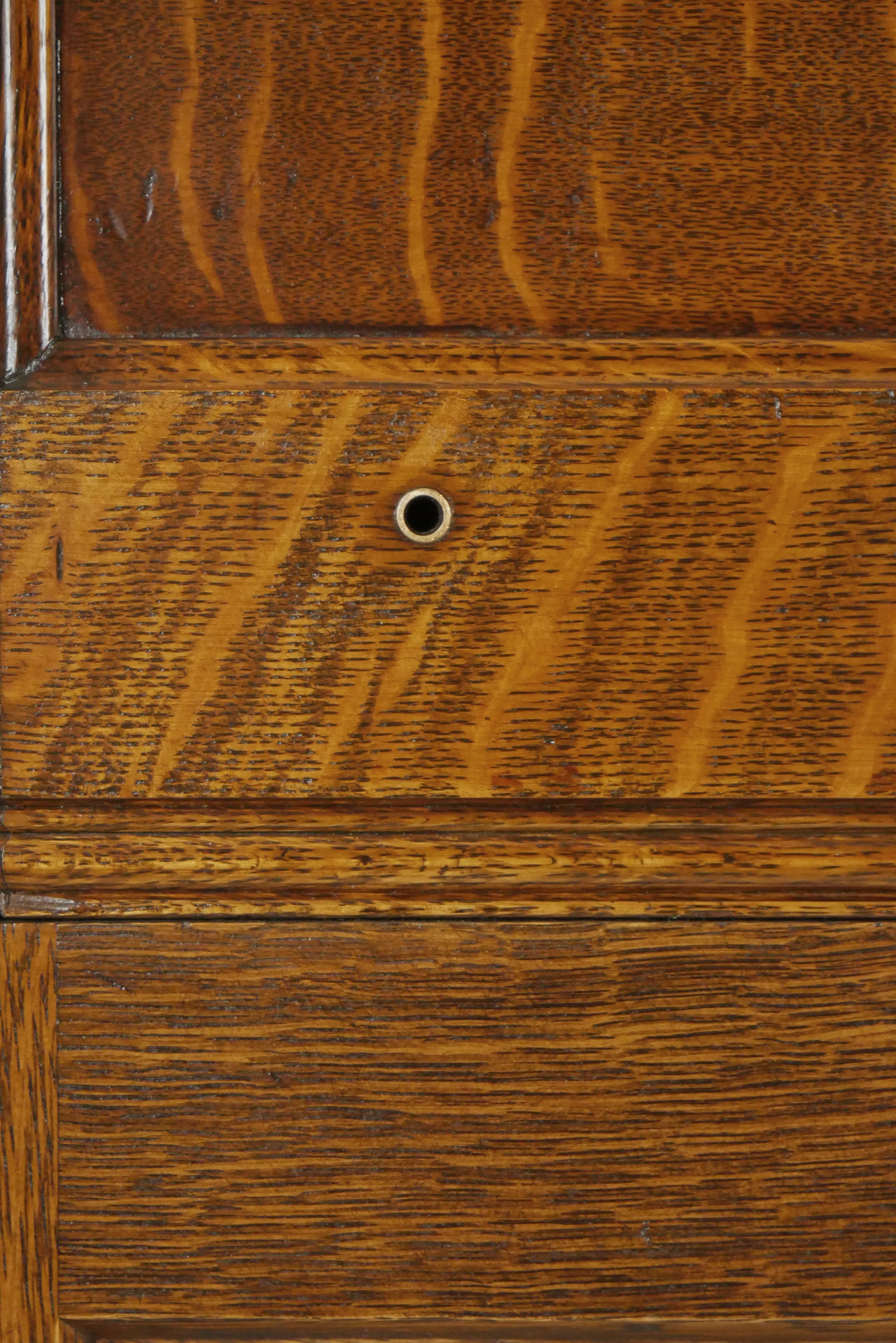 Antique Tiger Oak Modular Filing Card Catalog Cabinet 3