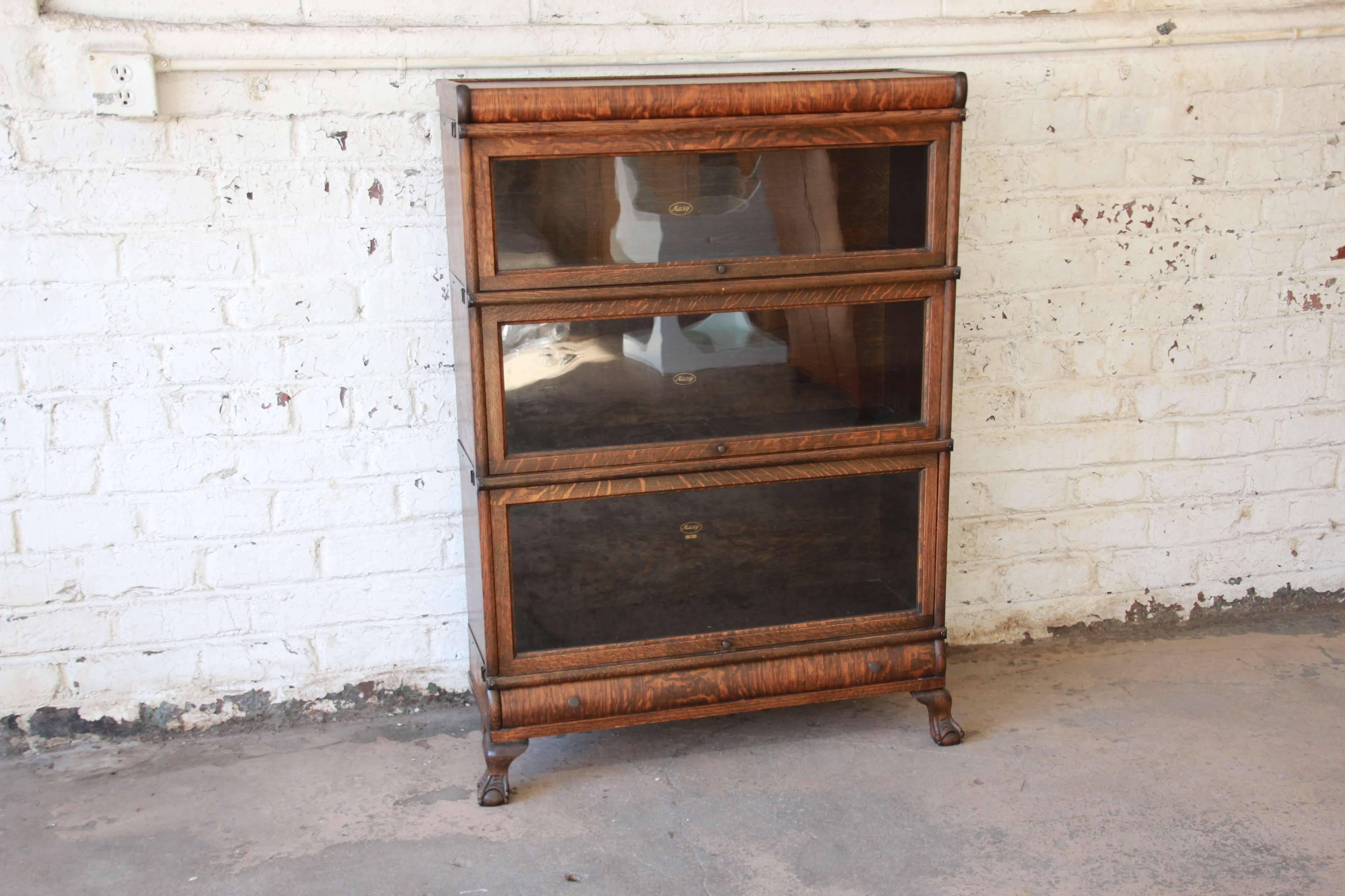 barrister bookcase oak