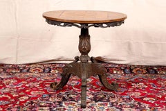 Antique Tilt-Top Chessboard or Game Table
