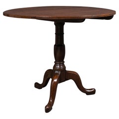 Used Tilt Top Occasional Table, English, Oak, Side, Lamp, Georgian, C.1780