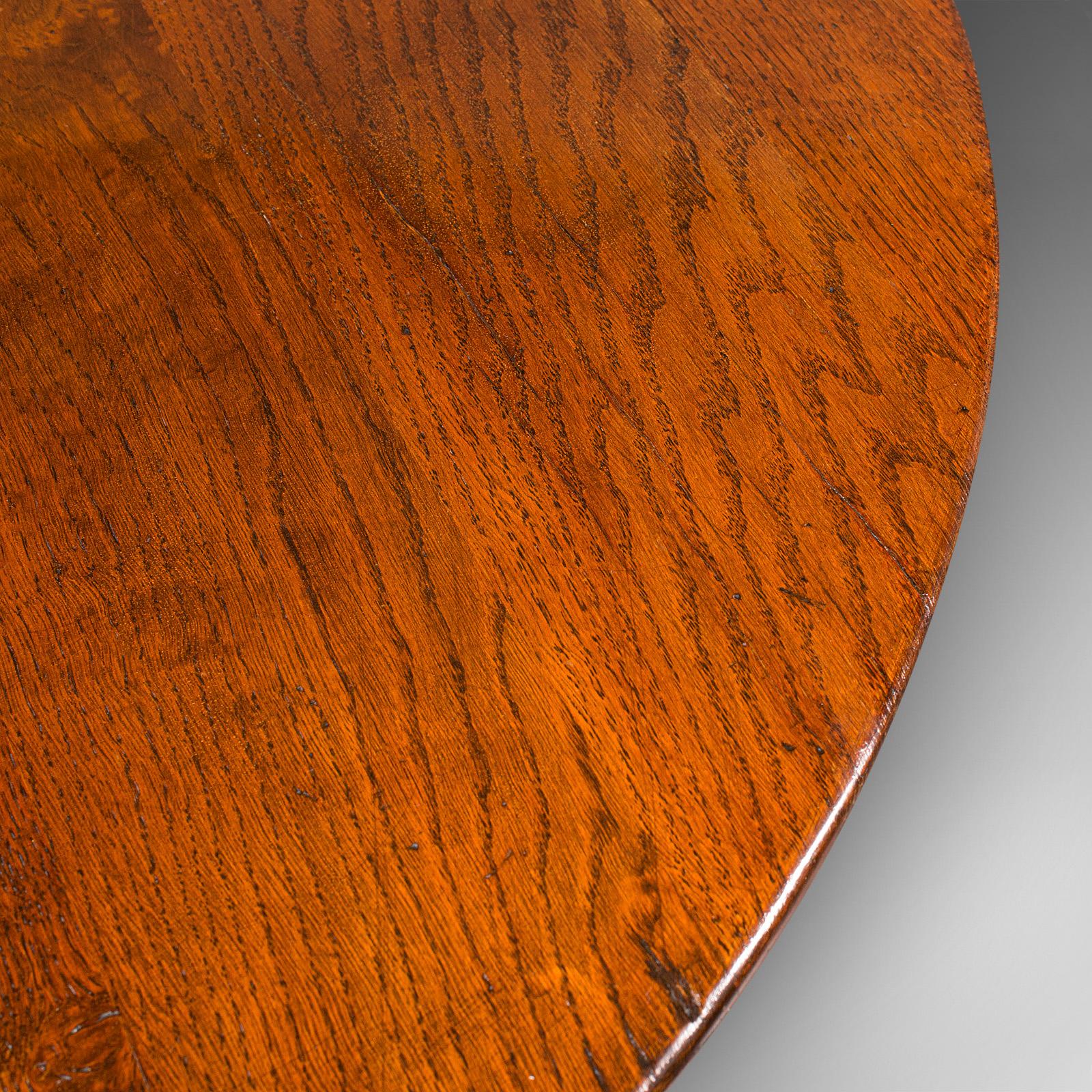 Antiker Beistelltisch mit Kachelplatte, England, Eiche, Beistelltisch, Lampe, georgianisch, um 1760 1