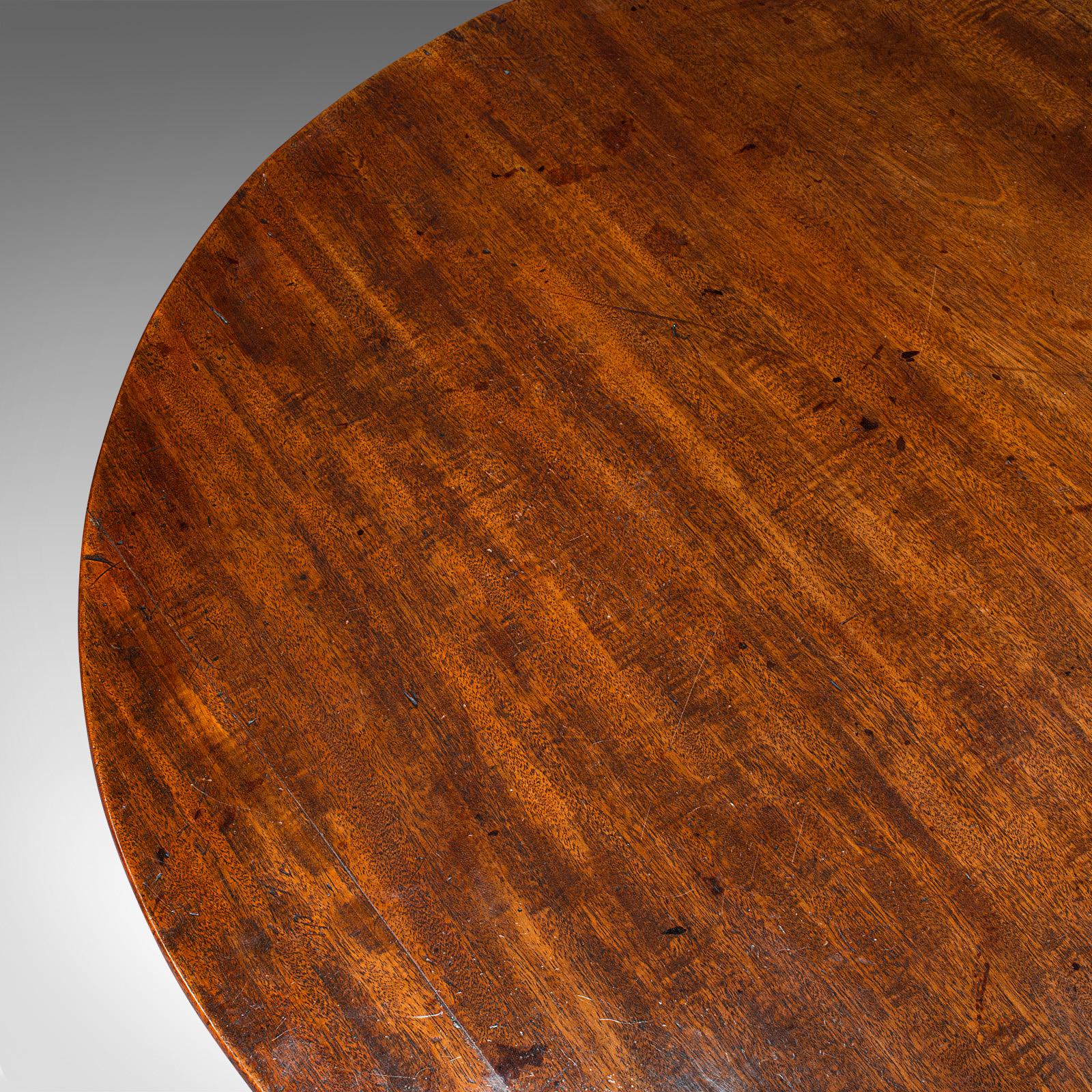 Antique Tilt Top Table, English, Mahogany, Lamp, Wine, Side, Georgian, C.1770 In Good Condition For Sale In Hele, Devon, GB