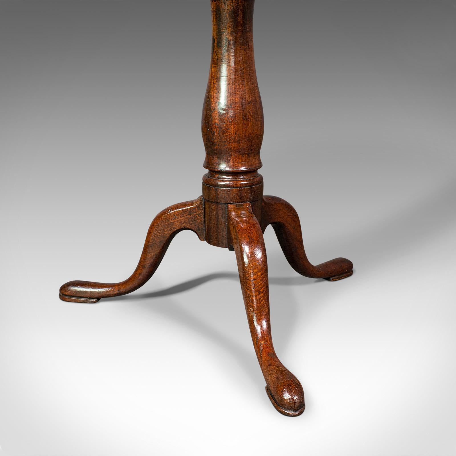 Antique Tilt Top Table, English, Mahogany, Occasional, Wine, Georgian, C.1780 For Sale 6