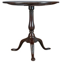 Antique Tilt-Top Table Georgian, Circular, Mahogany, Side, circa 1800