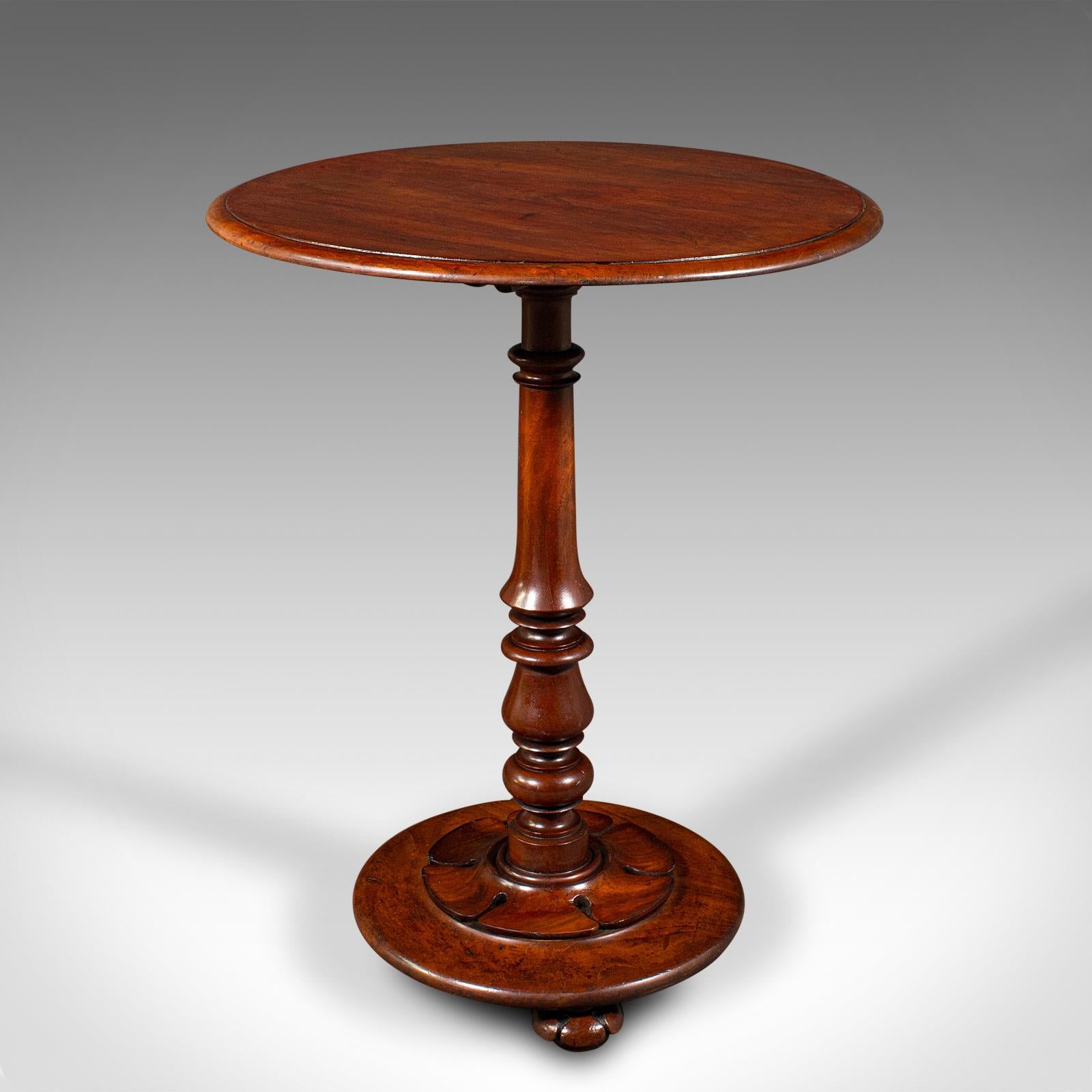 Table à vin antique à plateau basculant, anglaise, d'appoint, lampe d'appoint, William IV, C.1835 Bon état - En vente à Hele, Devon, GB