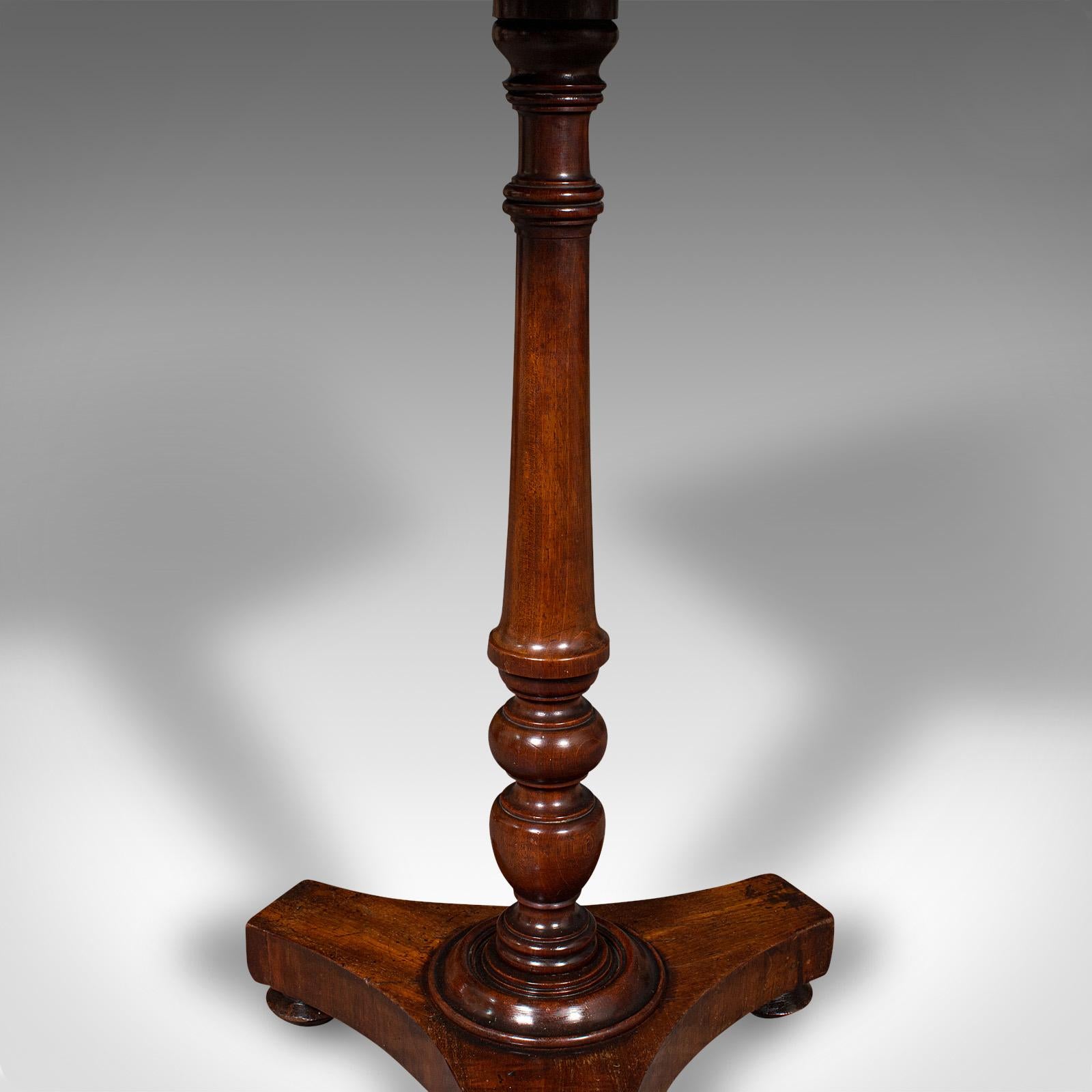 Antique Tilting Lamp Table, English, Flame, Occasional, Side, Regency circa 1820 For Sale 5