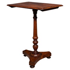 Antique Tilting Lamp Table, English, Flame, Occasional, Side, Regency circa 1820