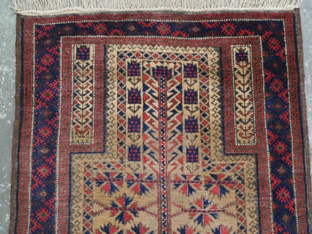Pakistani Antique Timuri / Baluch Prayer Rug, Circa 1900 For Sale