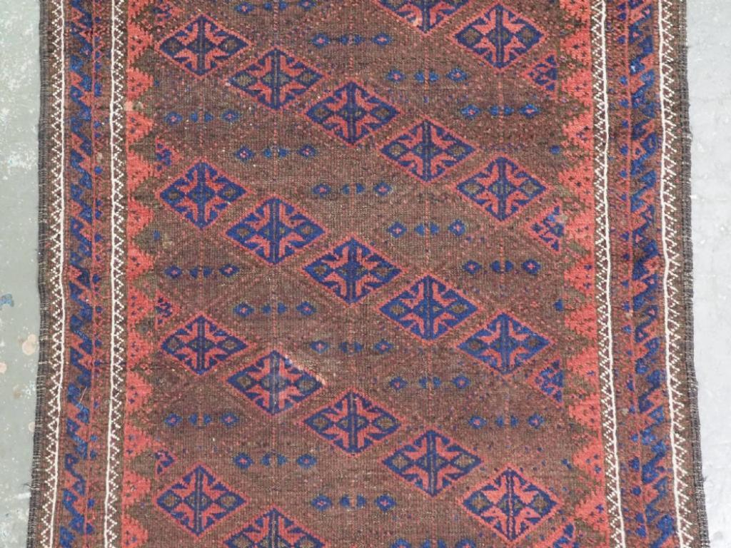 Antiker Timuri / Baluch-Teppich, um 1880 im Zustand „Hervorragend“ im Angebot in Moreton-In-Marsh, GB