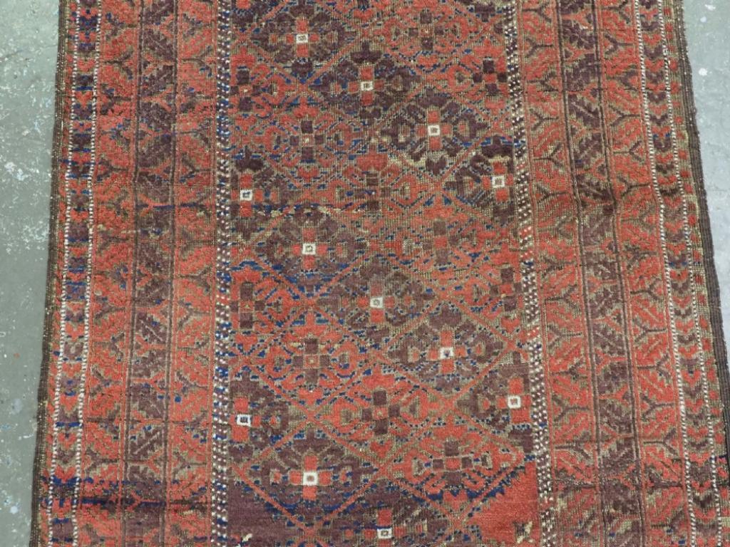 19th Century Antique Timuri / Baluch Rug, Western Afghanistan, Circa 1890 For Sale