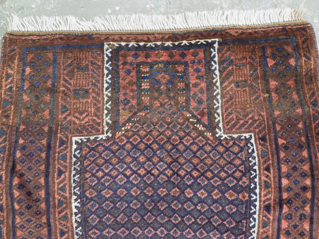 Afghan Antique Timuri Prayer Rug, 'Dokhtar-E-Qazi' Design, Circa 1890 For Sale