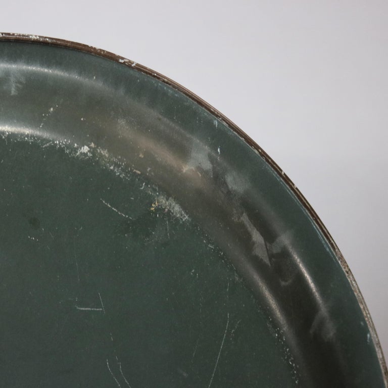 Antique Tin Advertising Tray, the H.D. Beach Co. Coshocton OH N31 For