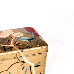 Antique Tin in Lithographed Plate from Early 1900s, Sweden