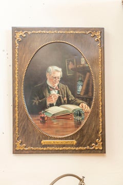 Antikes Zinnschild, Carter Ink Co. "Keine Tinte wie die von Carter", um 1900