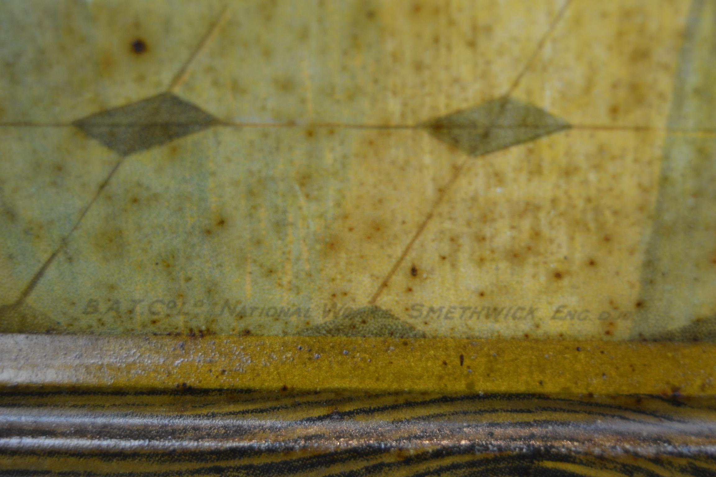 Antikes signiertes cremefarbenes Separator Melotte Belgien von National Works Smethwick im Angebot 1