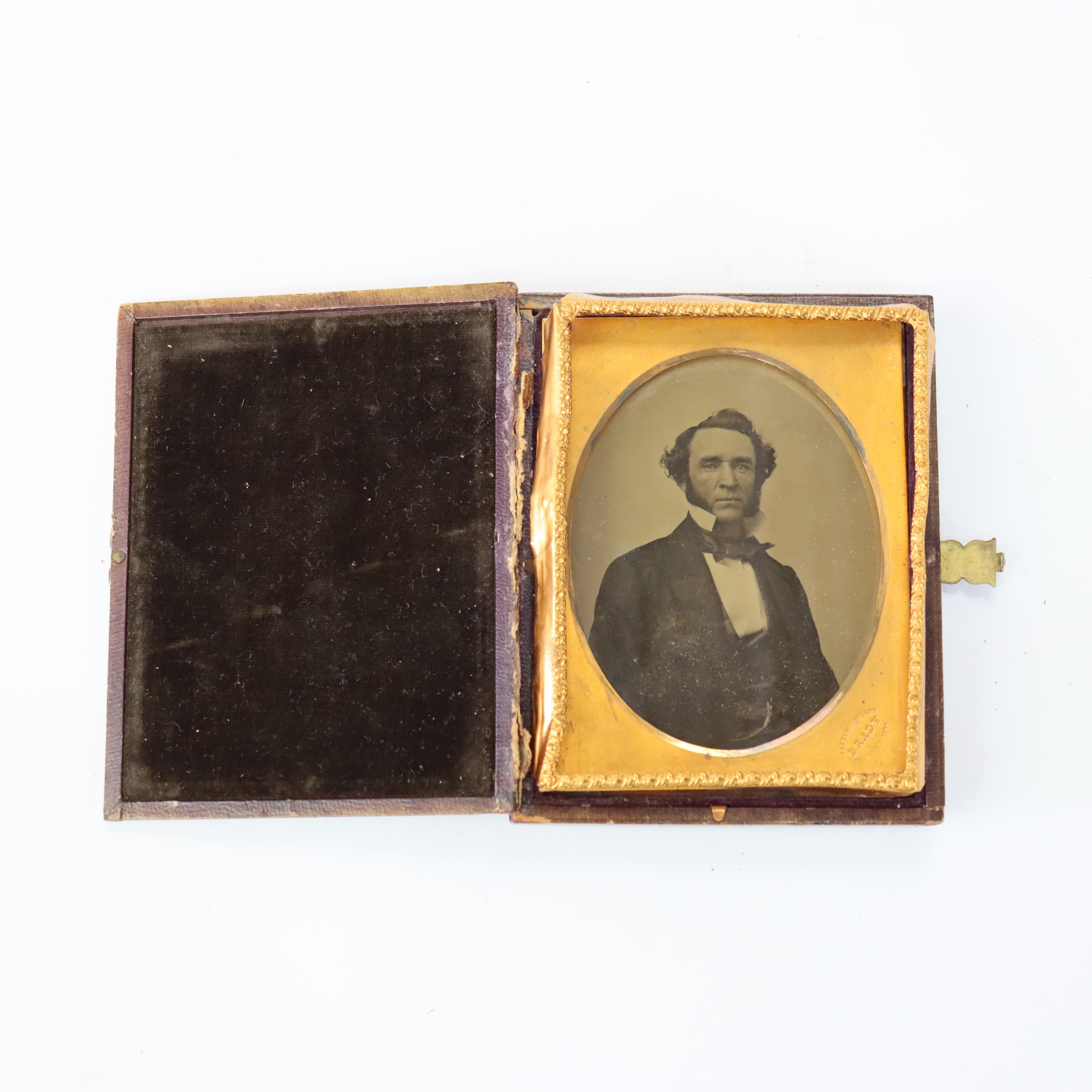 Antike Matthew Brady Zinntyp-Fotografie von James Ambrose, um 1850