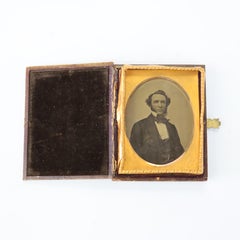 Antique Matthew Brady Tin Type Photograph of James Ambrose C1850