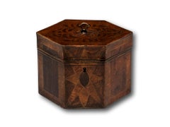 Antique Tinware Tea Caddy