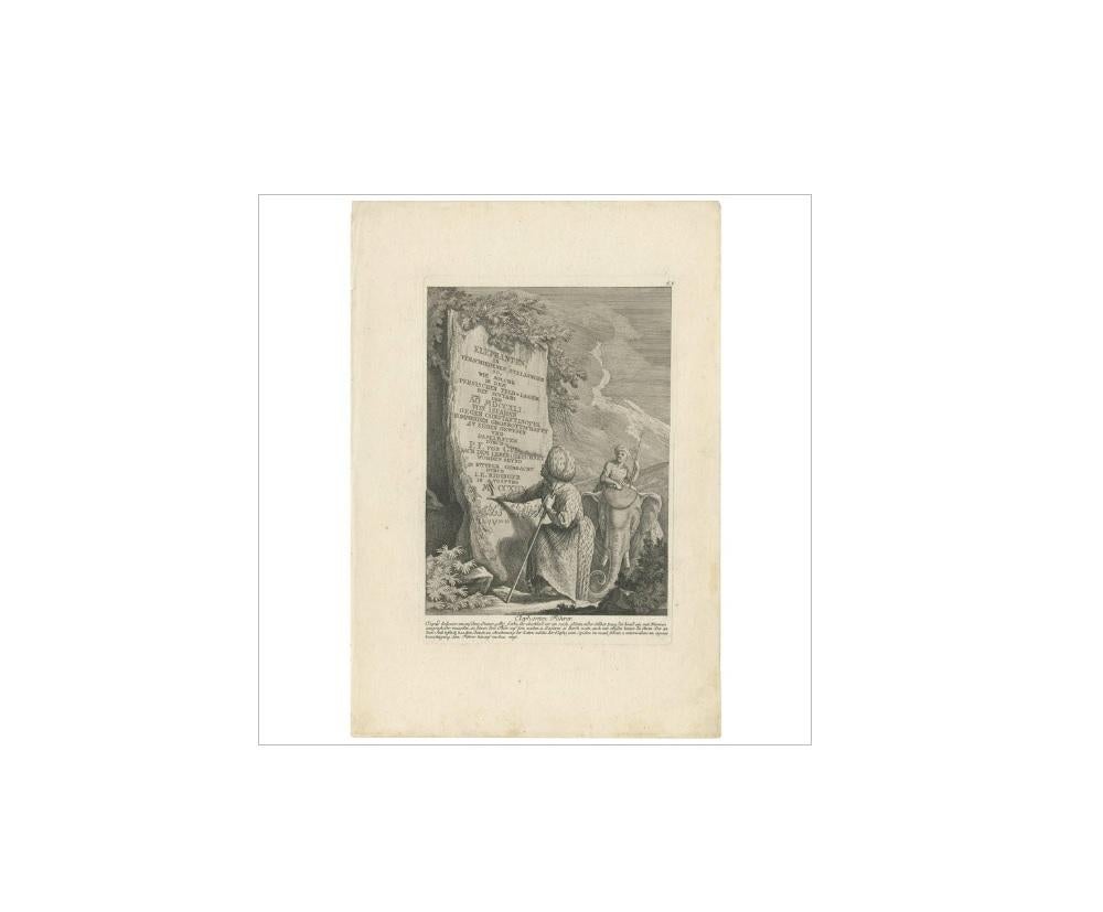 Antiker Druck (Titelblatt) von 'Elephanten in verschiedenen Stellungen so, wie solche in dem persischen Feld-Lager bey Scutari der ao MDCCXLI von Isfahan gegen Constantinopel kommenden Grosbottschafft zu sehen gewesen und daselbsten durch P. F. von