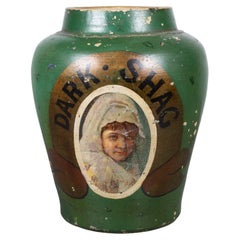 Antikes Tabakwaren-Display JAR "Dark Shag" um 1920  (KOSTENLOSER VERSAND)