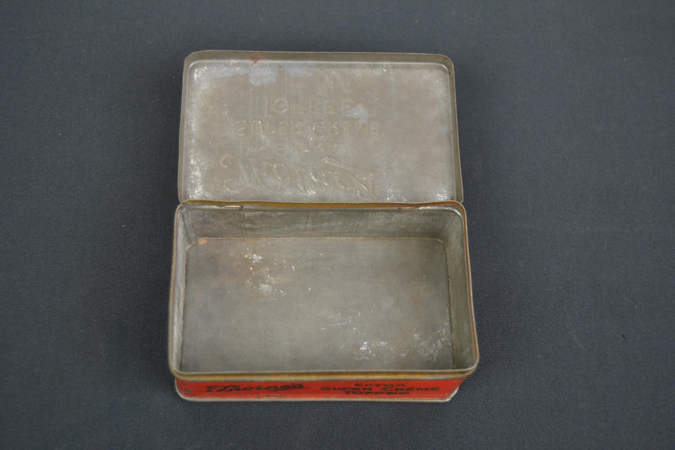 Antique Toffee Tin Henry Thorne and Co, England For Sale 6
