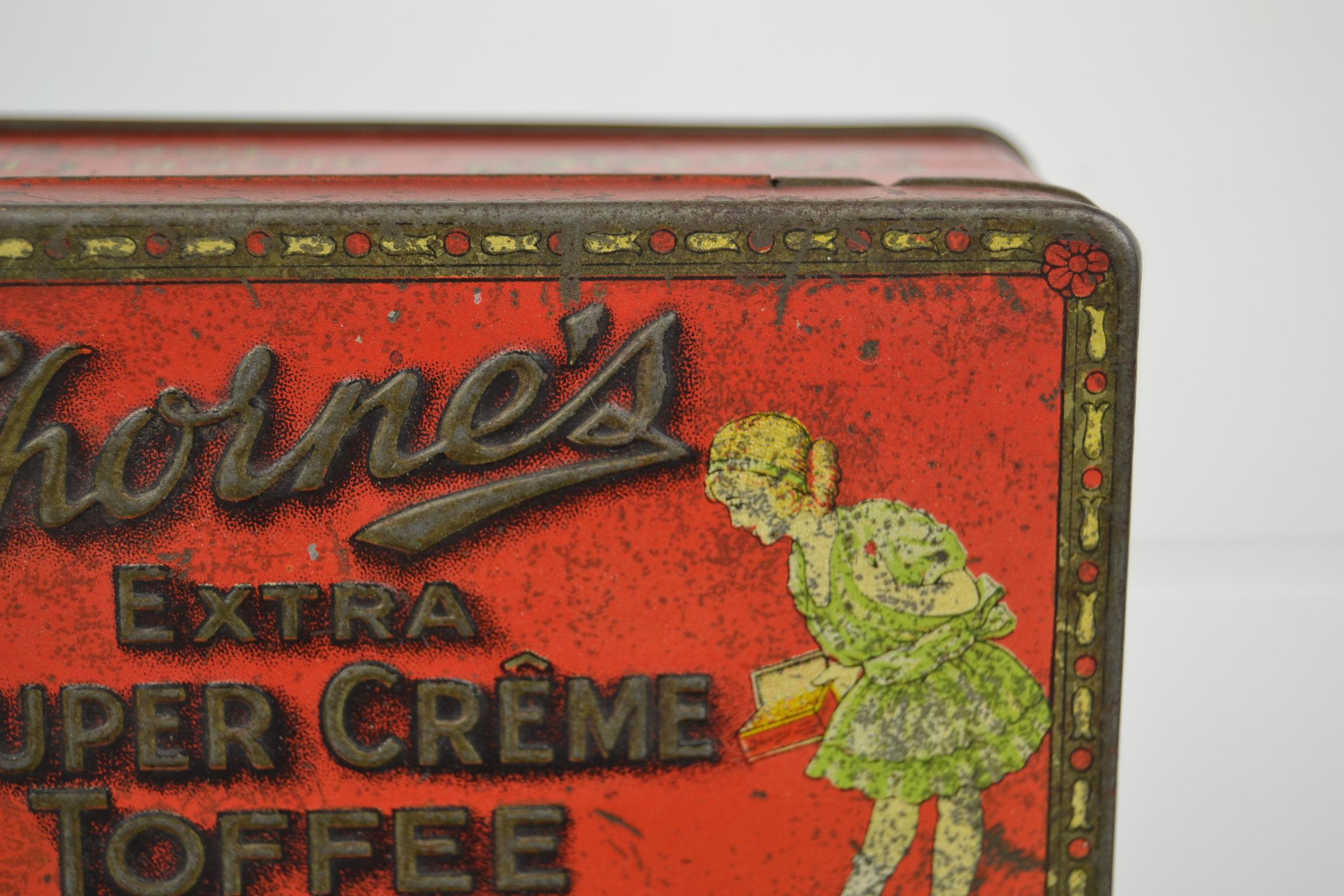 vintage toffee tins