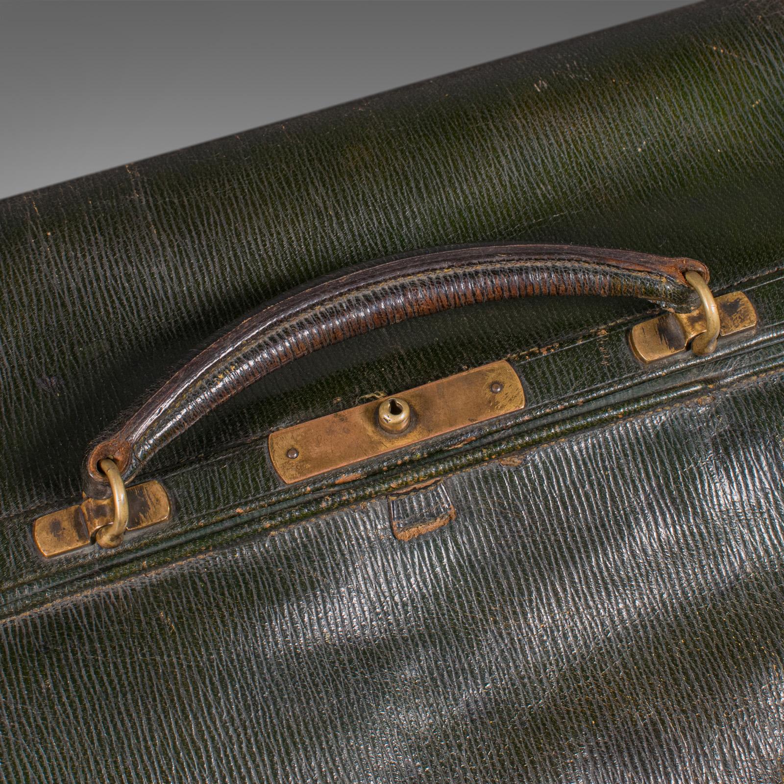 Antique Toiletry Case, English, Leather, Vanity Bag, Harrods, London, Edwardian 3